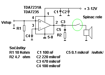 Schema zesilovae obr1
