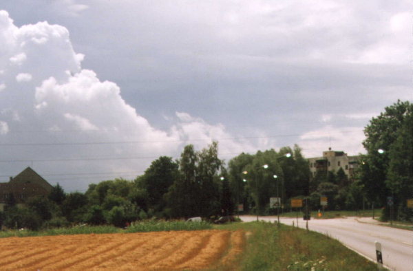 krajina při zatmění
